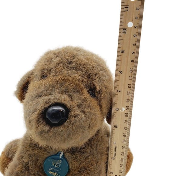 Dakin Brown Misty Dog Puppy Stuffed‎ Animal Toy Plush Vintage 1986 Fluffy Tag 9" - Picture 9 of 9
